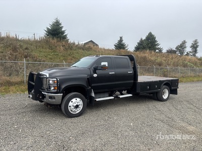 2020 International CV515 4x4 Crew Cab SFA شاحنة مسطحة