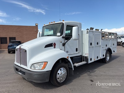 2016 Kenworth T370 4x2 Tire Camion de service