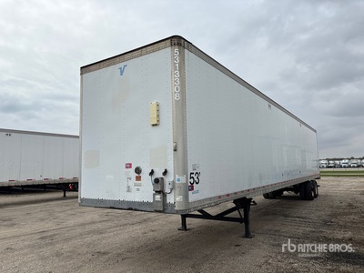 2013 Vanguard MaxCube 53 ft x 102 in T/A Van Trailer