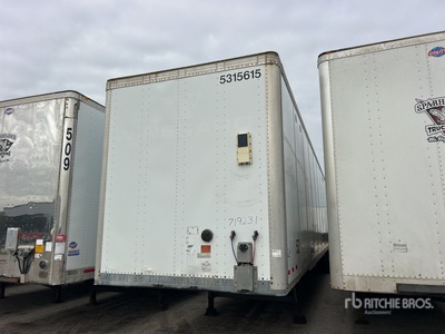 2015 Vanguard 53 ft x 102 in T/A Van Trailer