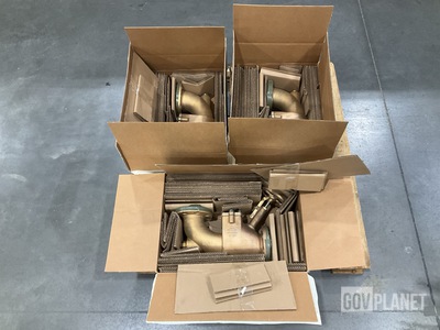 (3) Milwaukee Valve Company 5081-016-300 Stop-Check Valves