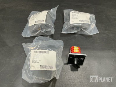 (3) O.E.M. Controls VN153T3637 Rotary Switches