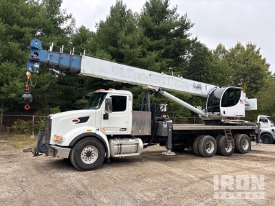 2018 Manitex TC45127 45 ton Straight Boom on 2018 Peterbilt 567 8x6 شاحنة رافعة