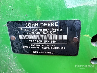 2024 John Deere 9RX 540 Track Tractor
