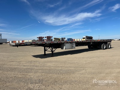 2015 Lode King 48 ft T/A Flatbed Trailer