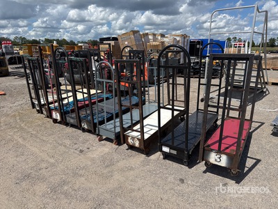 Quantity of (9) U-Boat Platform Truck Cargo Dolly