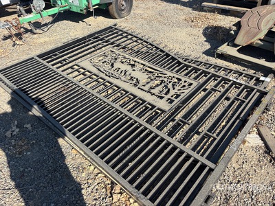 9 ft 3 in x 7 ft Bi-Parting Driveway Gate