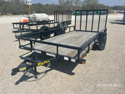 2025 Big Tex 35SA-14BK4RG 14 ft T/A Rimorchio portautensili