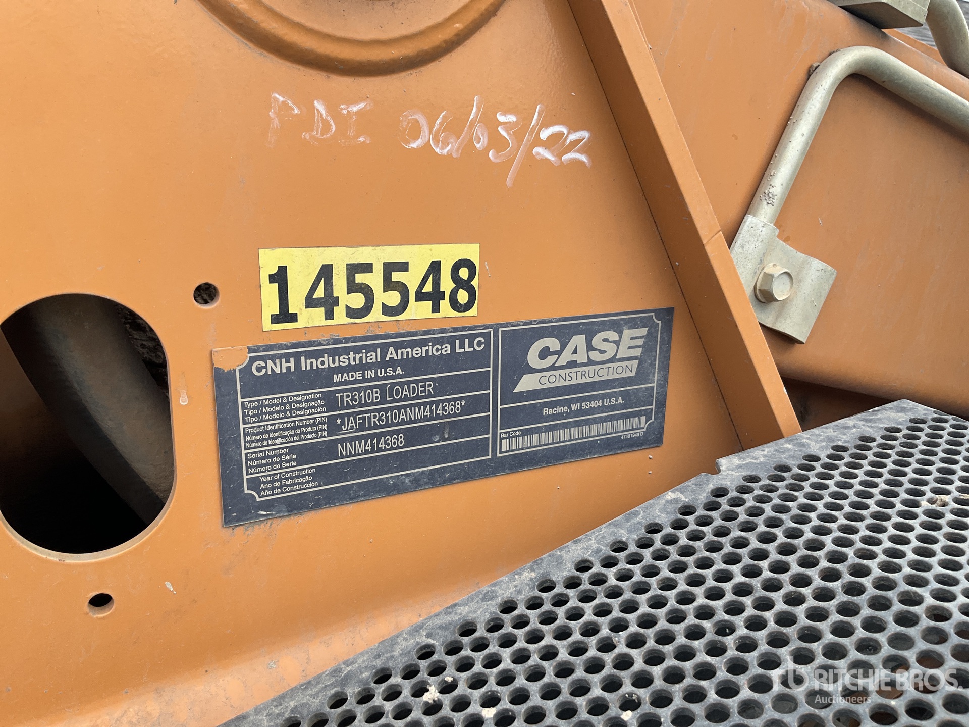 2022 (unverified) Case TR310 Compact Track Loader