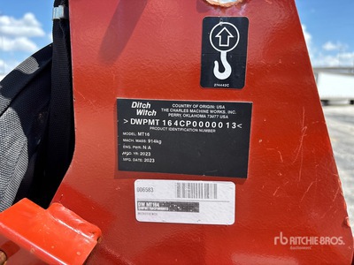 2023 Ditch Witch MT164 Zanjadora para minicargadora