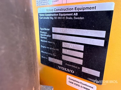 2018 Volvo A60H Tombereau