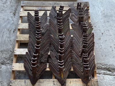 Quantity of (61) Bourgault Cultivator Sweeps
