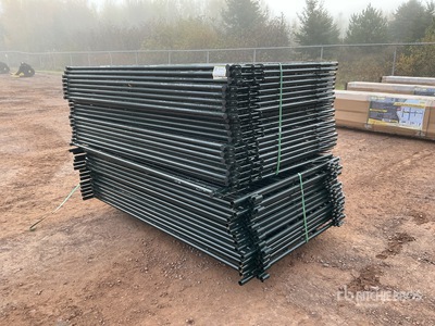 Quantity of (34) 2025 BYT MSPP07 7 ft Mesh Sheep Panneau pour bétail (Unused)