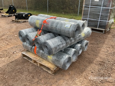 Quantity of (10) 2026 BYT FFC762 330 ft x 4 ft Galvanized Farm Ogrodzenie (Unused)