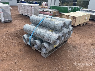 Quantity of (10) 2026 BYT FFC762 330 ft x 4 ft Galvanized Farm Clôture (Unused)