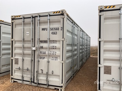 2026 40 Ft One-Way High Cube Storage Container (Unused)