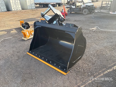 2026 GIYI GY-TB60 60 in Cleanup Tilting Excavator Bucket (Unused)
