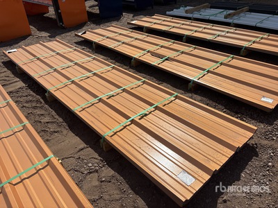 Quantity of (50) Kit Containers Steel Panels Materiale edile