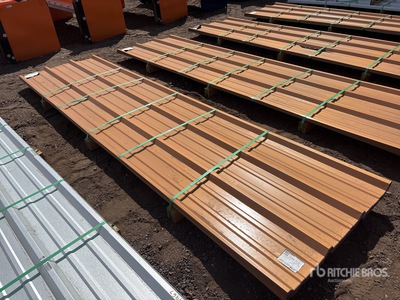 Quantity of (50) Kit Containers Steel Panels Materiale edile