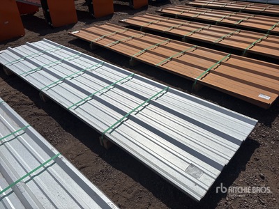 Quantity of (50) Kit Containers Steel Panels 12 Materiale edile