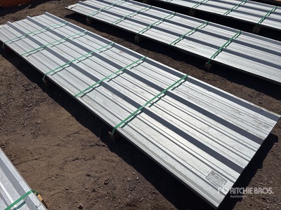 Quantity of (50) Kit Containers Steel Panels 12 Materiale edile
