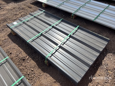 Quantity of (100) Kit Containers Steel Panels Materiale edile