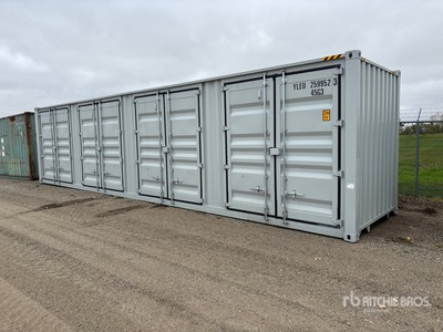 2026 40 ft High Cube Multi-Door Storage Container