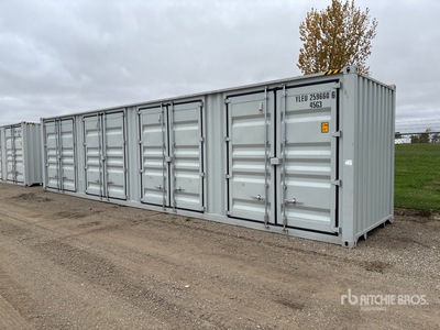 2026 40 ft High Cube Multi-Door Storage Container