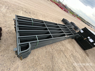 Quantity of (18) 2026 BYT PNL180 5 ft 6 in High 6 Rail 18 ft Panel para ganado (Unused)