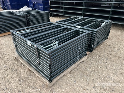 Quantity of (24) 2025 BYT RG04 3 ft 6 in x 3 ft 11 in Steel 4 ft Ranch Puerta de ganado (Unused)