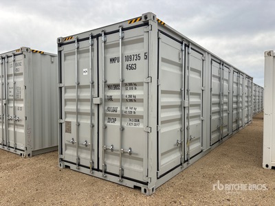 2025 40 ft High Cube Multi-Door Storage Container