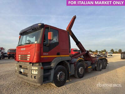 2004 Iveco Stralis 350 8x2 Sleeper Abroll-Lkw