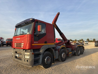 2004 Iveco Stralis 350 8x2 Sleeper Camión Portacontenedores