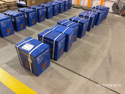 Quantity of (10) 2026 RanchMaster ABTJK20 20T Air/Hydraulic Bottle Jacks Varios, herramientas manuales (Unused)