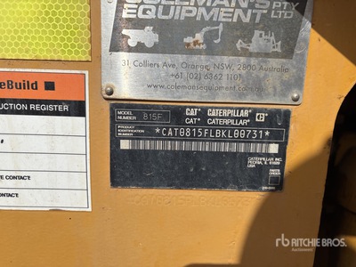 2005 Cat 815F Landfill Compactor