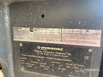 2022 Dynapac CA3500D Rullo vibrante ferro gomma