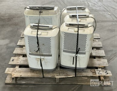 (5) Frigidaire Dehumidifiers