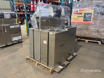 Quantity of (4) Stainless Steel Hand Wash Station