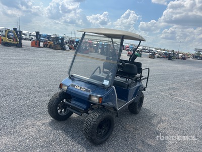 2001 Club Car DS Blue Electric Wózek golfowy