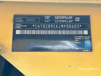 2009 Cat 289C Compacte Schranklader
