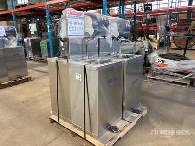 Quantity of (4) Stainless Steel Hand Wash Station