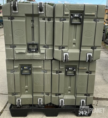 (4) PELICAN HARDIGG Military Mobile Offices