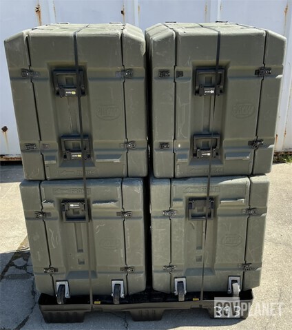 (4) PELICAN HARDIGG Military Mobile Offices