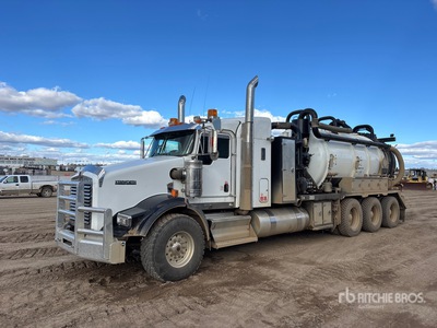2014 Camex on 2014 Kenworth T-800 8x6 Sleeper Combination Wash/ Autocarro cisterna aspirazione