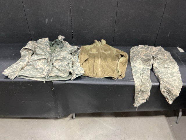 (28) Parkas, (28) Pairs of Trousers & (23) Jackets
