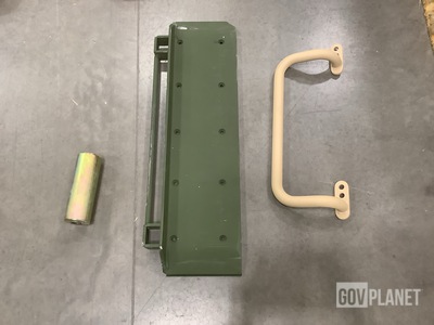 (2) Mounting Brackets, (4) Material Handling Rollers & Assorted Items
