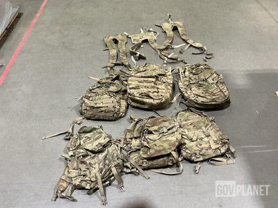 (13) Field Packs, (12) Frame Shoulder Straps & Assorted Items