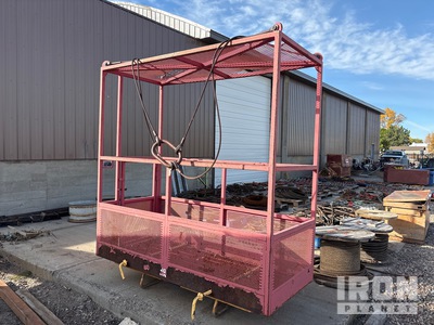84 in 3 person- Man Basket. 900lb max load capacity