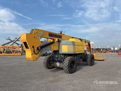 2015 Haulotte HA100JRT 4WD Diesel Articulating Boom Lift