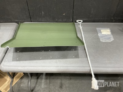 (6) Vehicular Splash Guards, (145) Pipe Flanges, (1) Lamp & Assorted Items